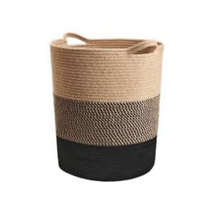 Jute Basket Bag with Wooden Handle Ladies Hand Bag (Copy)