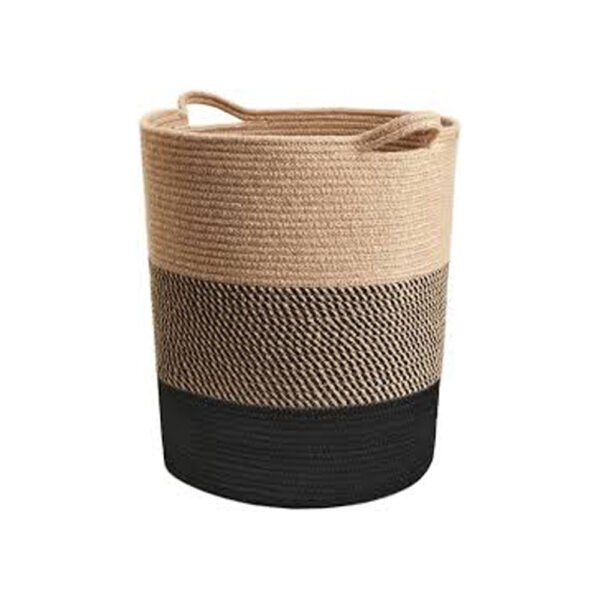 Jute Basket Bag with Wooden Handle Ladies Hand Bag (Copy)